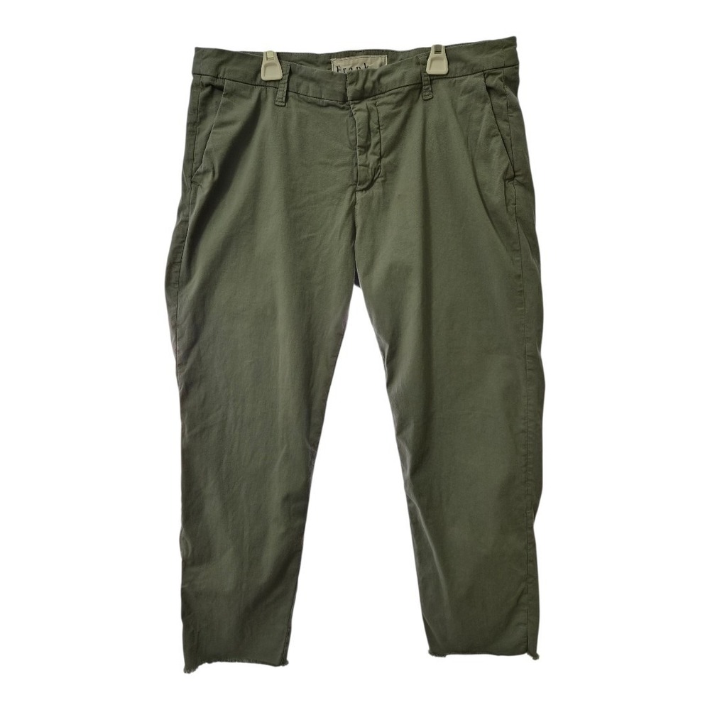 Frank & Eileen Olive Wide Leg Pants
